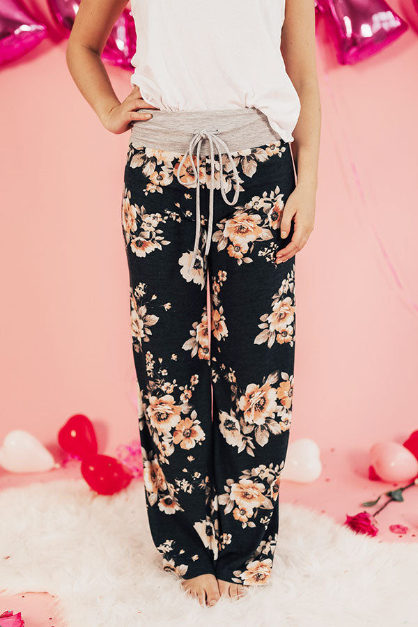 Cocoa and Chill Floral Pants Image - 2