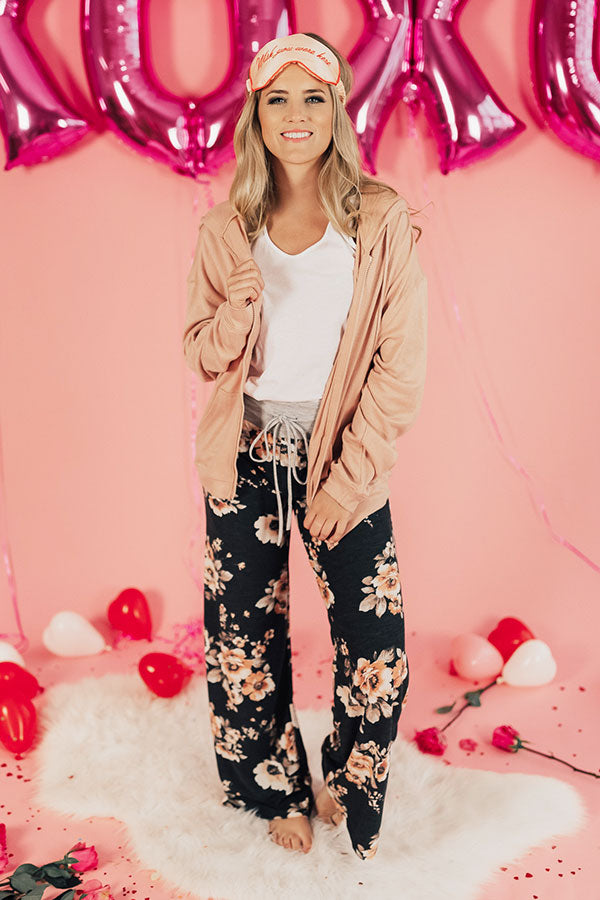 Cocoa and Chill Floral Pants Image - 1