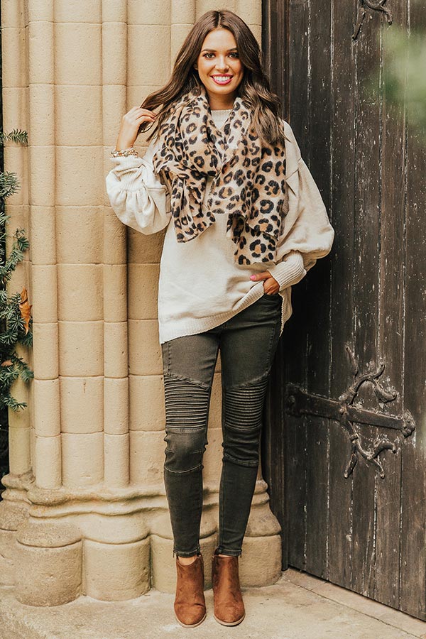 Pinot in Colorado Sweater in Cream Image - 1