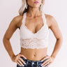 Vino In Verona Lace Bralette in Stone Image - 1