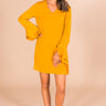 London Happy Hour Shift Dress in Honey Image - 1
