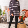 Chicago Cuddles Chenille Sweater In Dark Grey Image - 1