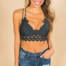Wishes and Kisses Lace Bralette in Dark Slate Image - 1