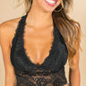 Stay Swanky Lace Brami in Black Image - 1
