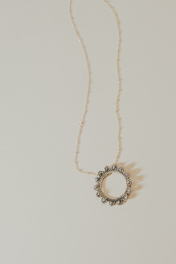 Burst Your Bubble Necklace in Grey