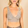 London Lace Bralette in Taupe Image - 1