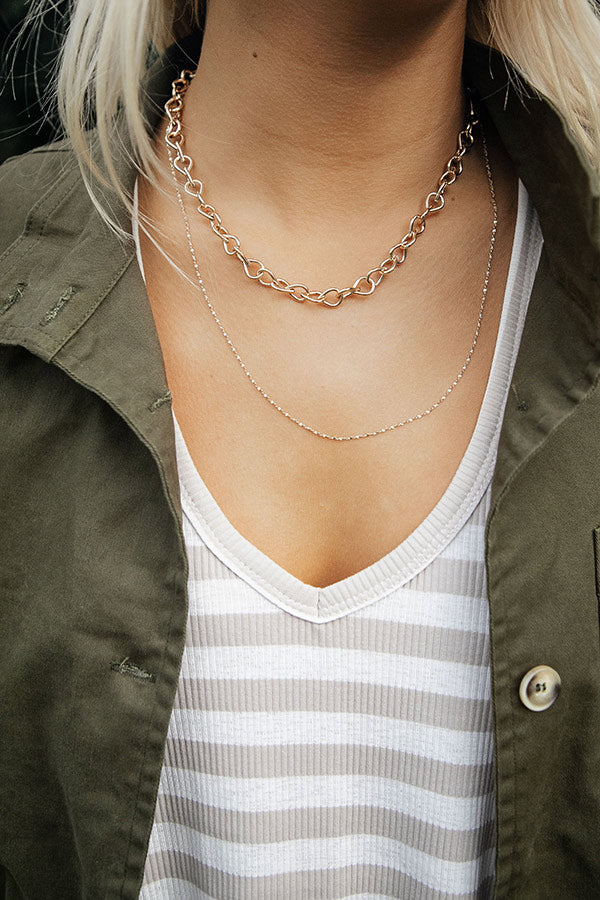 Chains Of Plans Layered Necklace