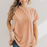 Velvet Sass Tee in Pink Image - 1