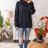 Charleston Cuddles Chenille Sweater in Navy Image - 1