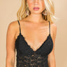 For Chic Times Lace Brami In Black Image - 1