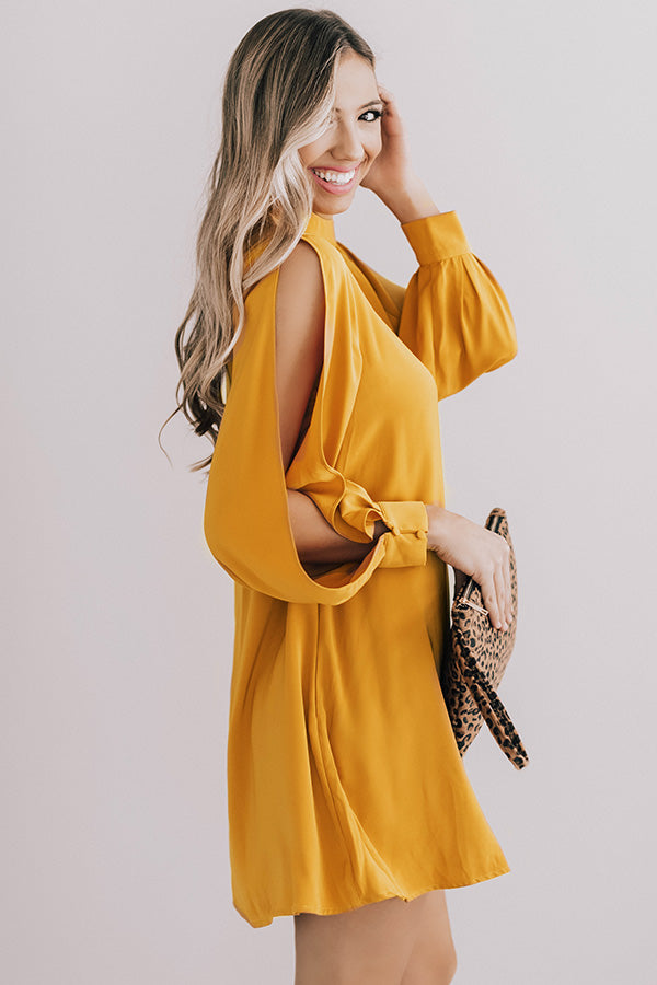 Breckenridge Beauty Shift Dress In Honey Image - 4