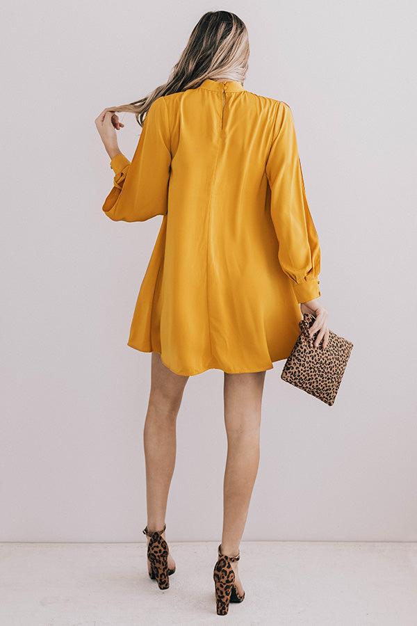 Breckenridge Beauty Shift Dress In Honey Image - 5