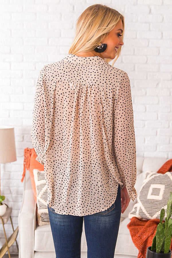 Influencer Favorite Polka Dot Top Image - 5