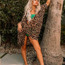 Let's Talk Leopard Overlay in Brown Image - 1