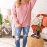 Meet Me On The Slopes Sweater In Blush Image - 1