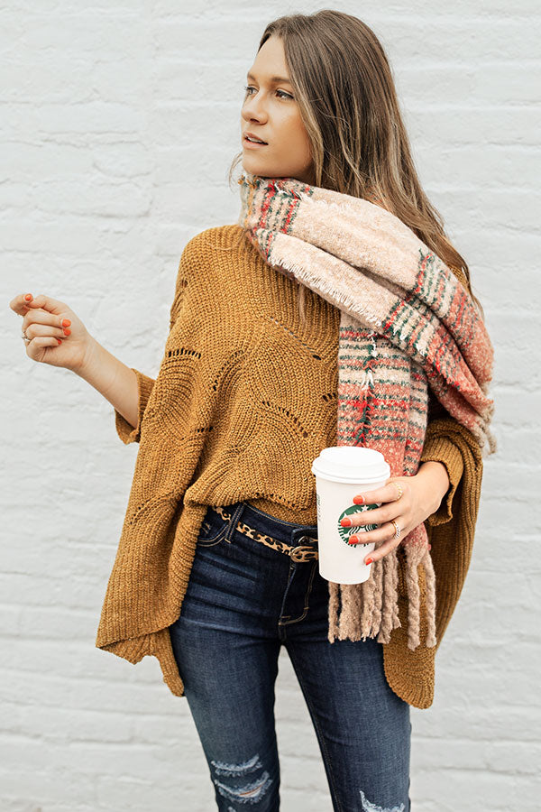 Stay Cozy Scarf In Rose Image - 1