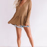 Better Than Brunch Knit Top in Iced Mocha Image - 1