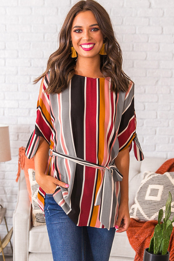 Sweet Serendipity Striped Top