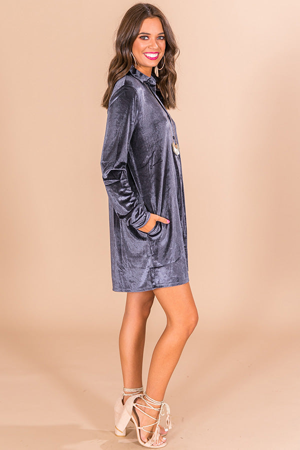 Happy Hour Honey Velvet Tunic In Riverside Image - 3