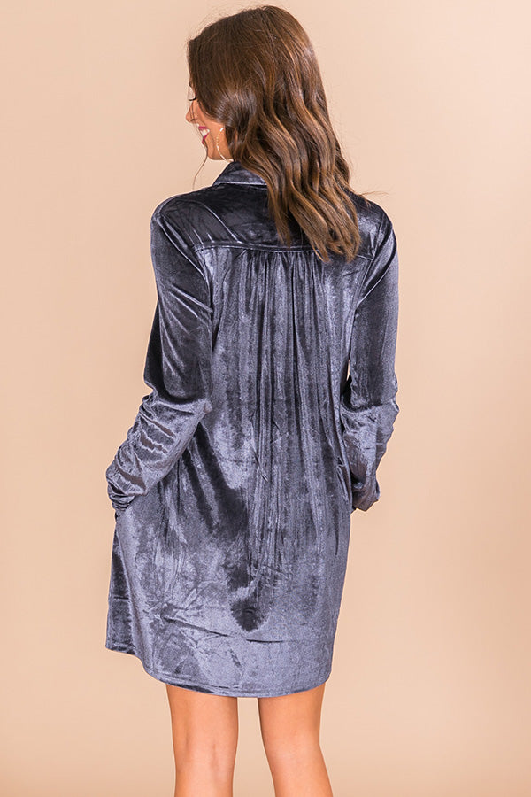 Happy Hour Honey Velvet Tunic In Riverside Image - 4