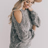 Apple Cider Softness Chenille Sweater In Grey Image - 1
