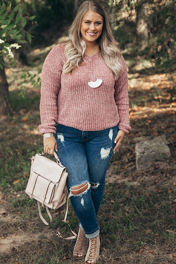 The Carolina High Waist Ankle Skinny Curves Image - 1