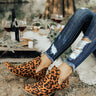 The Kimber Faux Suede Bootie in Leopard Image - 1