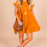 Love Potion Babydoll Dress in Pumpkin Image - 1