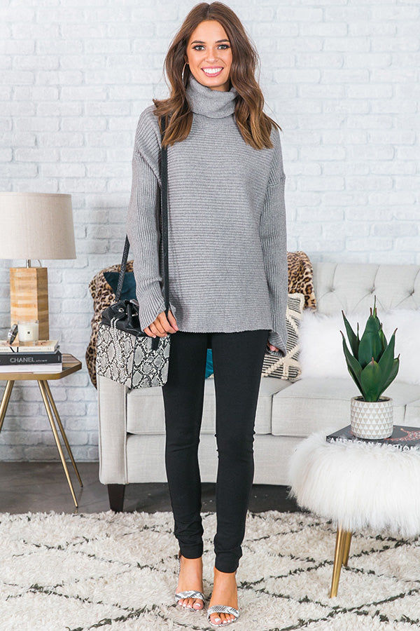 Cold Night Kisses Tunic Sweater