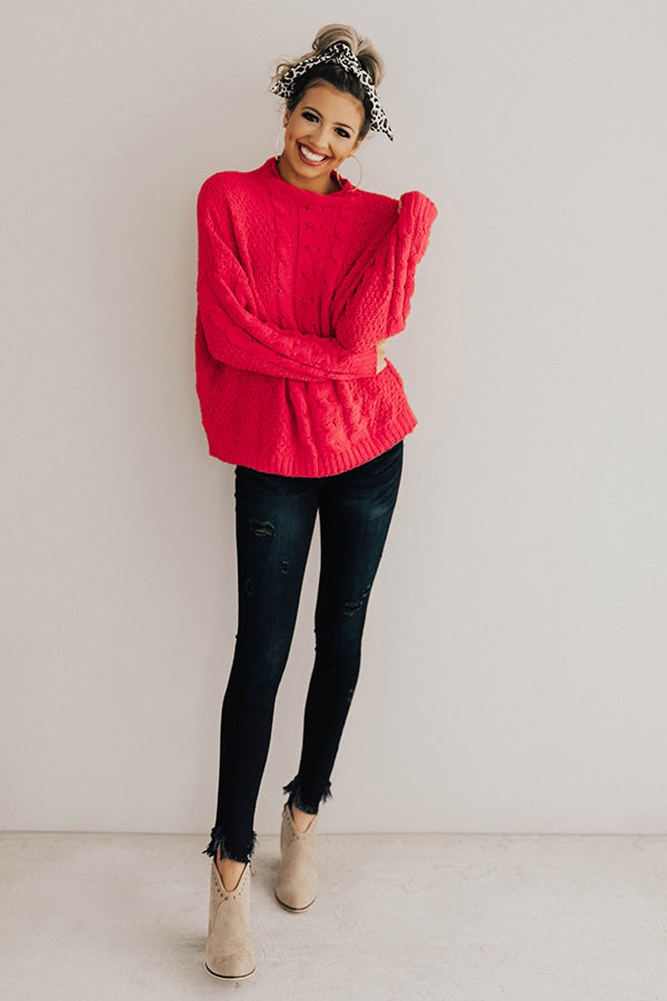 Saturday Snuggles Knit Sweater Image - 2