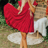 Love Potion Babydoll Dress in Wine Image - 1