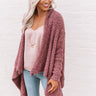 Carolina Cuddles Cardigan in Windsor Wine Image - 1