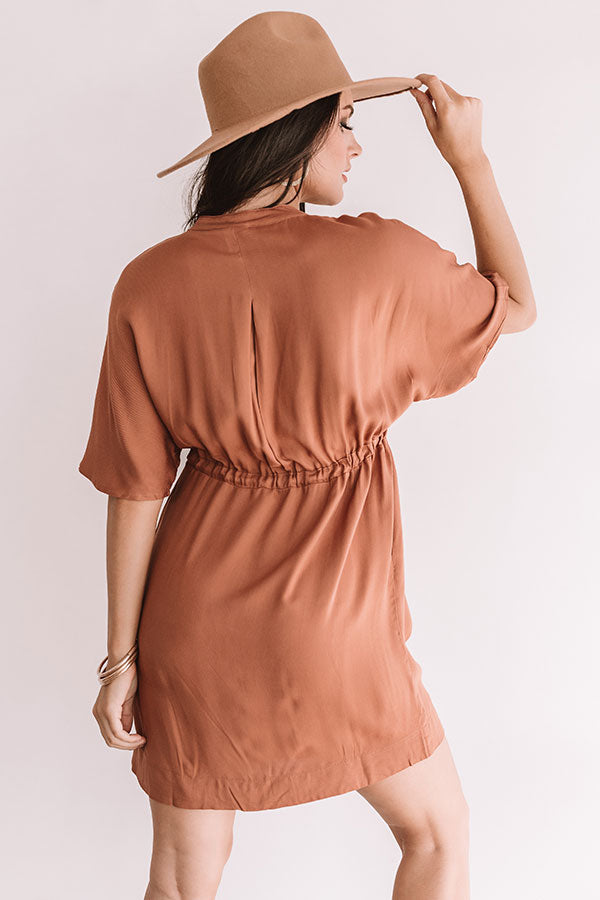 Harvest Honey Dress in Cinnamon Image - 5