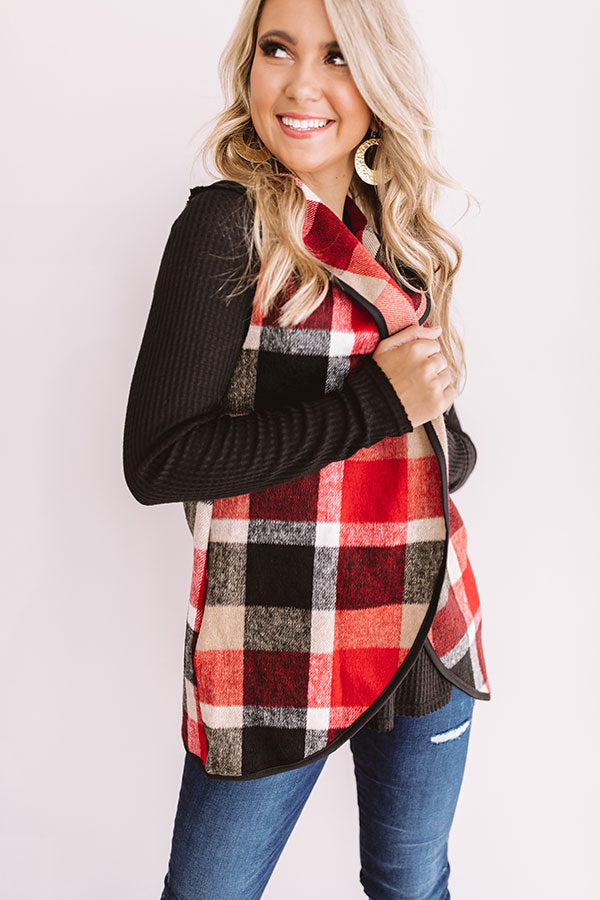 Colorado Cafe Plaid Vest Image - 3