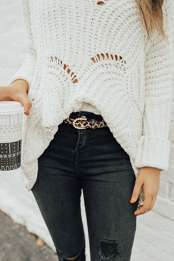 Champagne Perfection Belt in Tan Image - 1