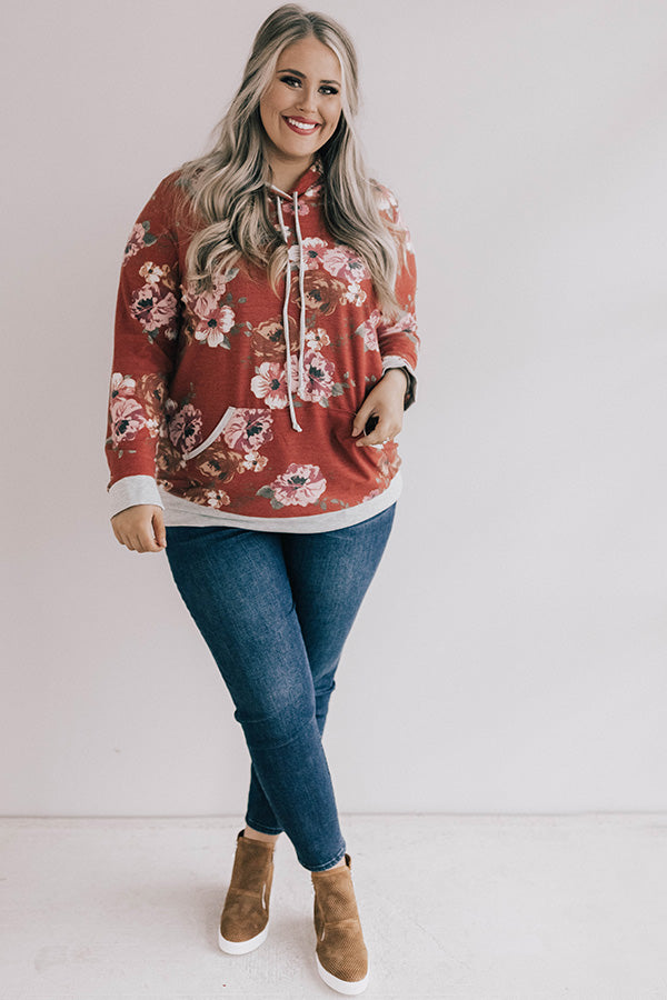 Floral Radiance Sweater Curves Image - 2