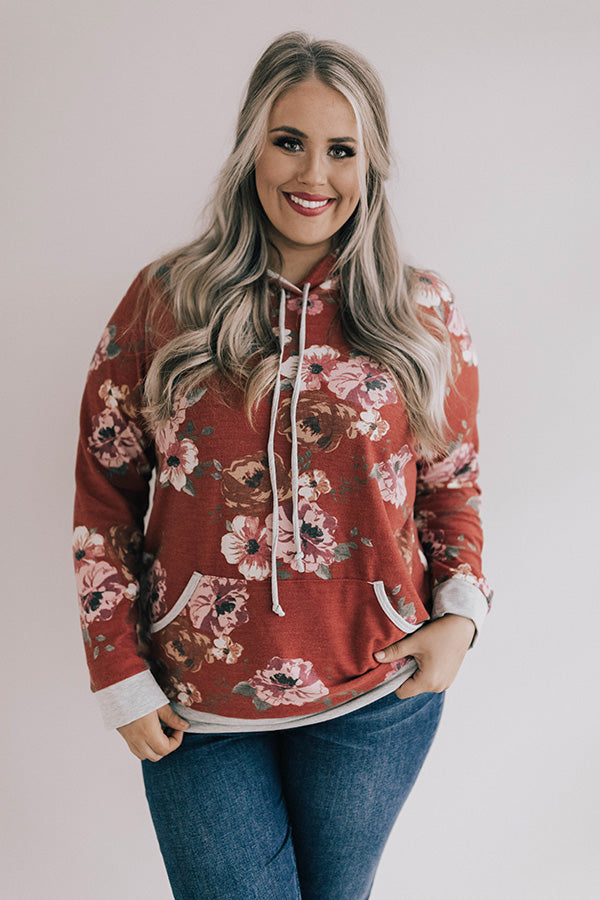 Floral Radiance Sweater Curves Image - 1