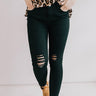 The Bobbi High Waist Distressed Skinny In Black Image - 1