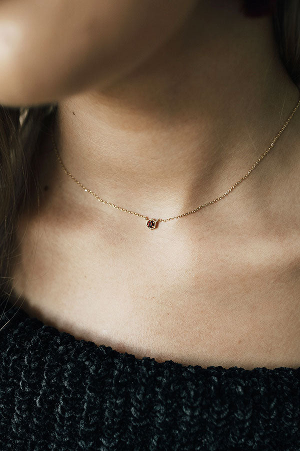 Pure Magic Birthstone Necklace "January" Image - 1