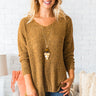 Rocky Mountain Retreat Shift Sweater In Mustard Image - 1