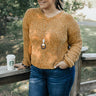 Coffee Cuddles Chenille Sweater In Mustard  Curves Image - 1