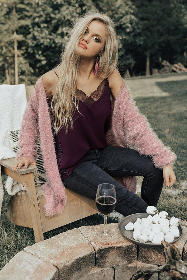 Cozy In Charleston Fuzzy Cardigan Image - 1