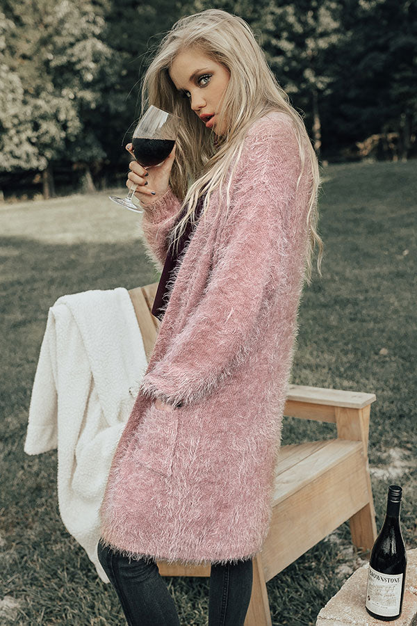 Cozy In Charleston Fuzzy Cardigan Image - 2