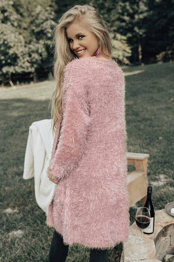 Cozy In Charleston Fuzzy Cardigan Image - 3