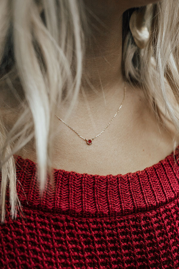 Pure Magic Birthstone Necklace "July" Image - 1