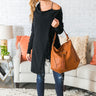 Aspen Arrival Fringe Cardigan In Black Image - 1