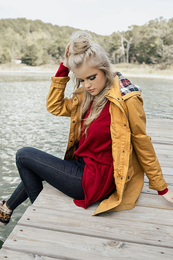 Colorado Cabin Lightweight Jacket In Mustard Image - 1