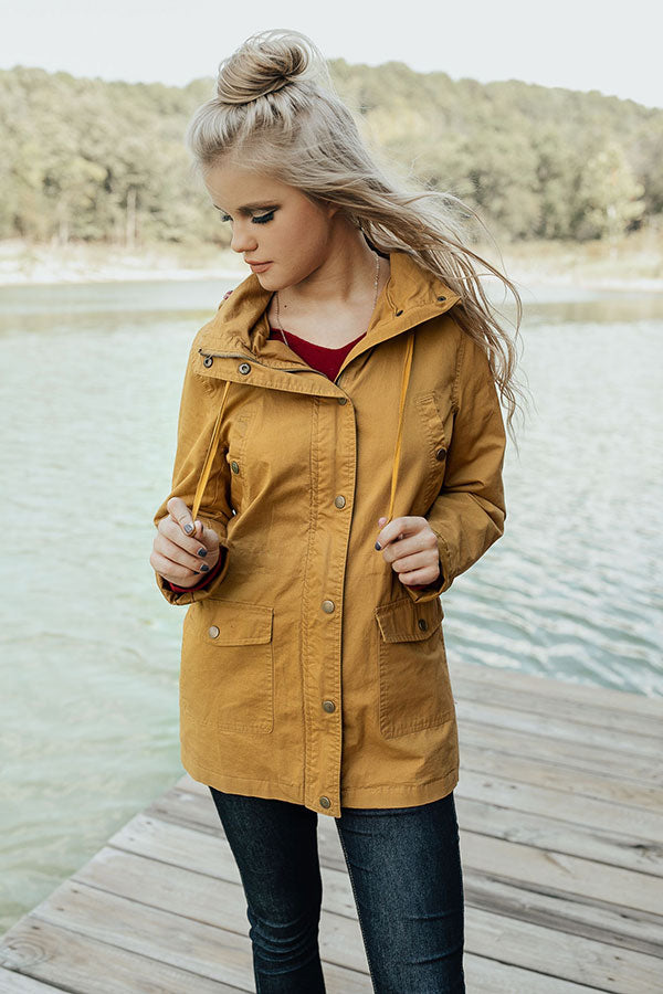 Colorado Cabin Lightweight Jacket In Mustard Image - 2