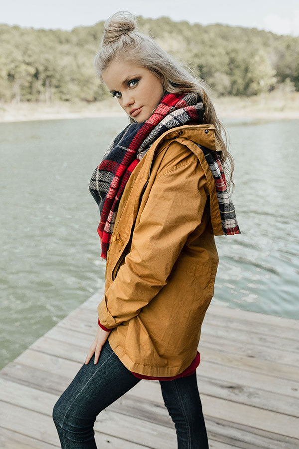 Colorado Cabin Lightweight Jacket In Mustard Image - 3
