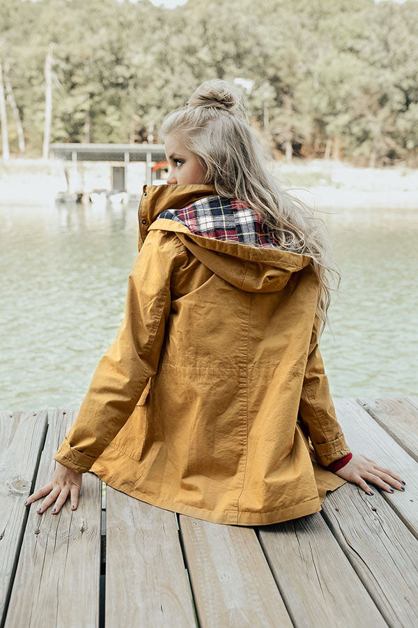 Colorado Cabin Lightweight Jacket In Mustard Image - 4